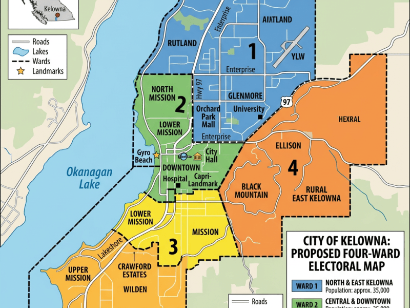 Why Kelowna Needs Wards — and Why Council Won’t Touch the&nbsp;Idea